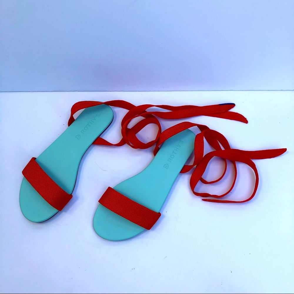 Rothys lace up sandals